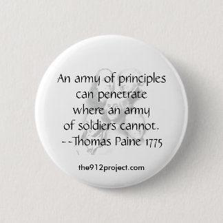 The 9-12 Project and the Founding Fathers 6 Cm Round Badge