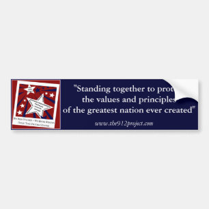 The 9-12 Project Bumper Sticker