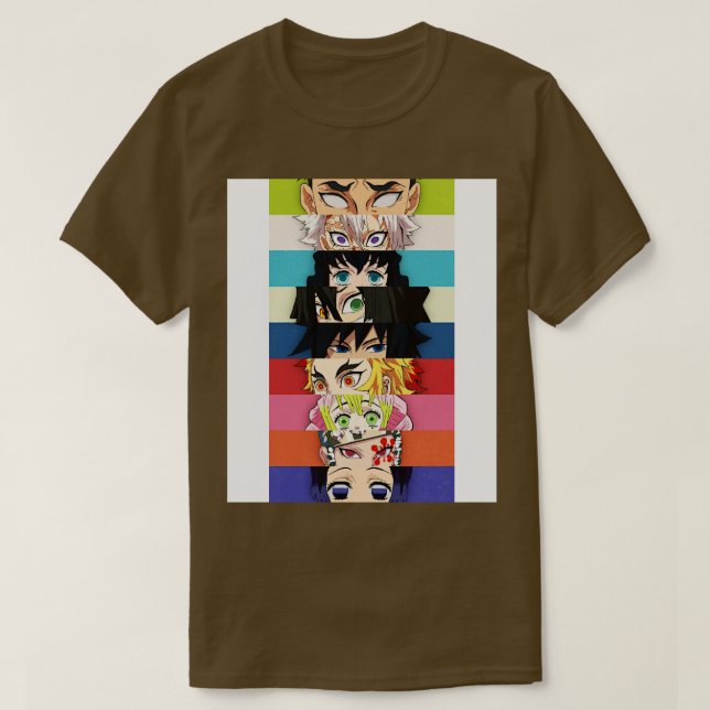 The 9 Hashira Demon Slayer T-Shirt (Design Front)
