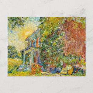 The Abandoned House in Burlington, Iowa   Postcard