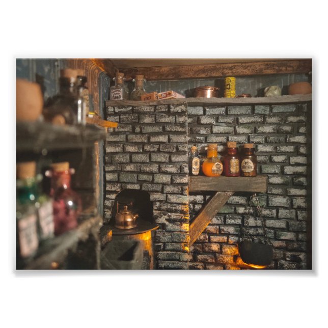 The Abandoned Kitchen Print - Abandoned Miniature (Front)