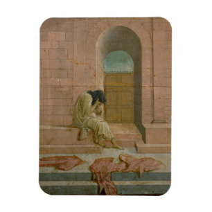 The Abandoned (oil on panel) Magnet