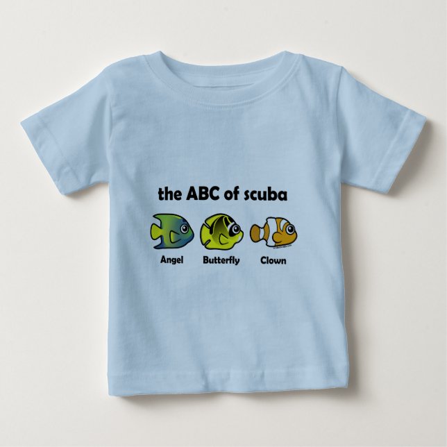 The ABC of Scuba Baby T-Shirt (Front)