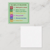 The ABC's of Salvation