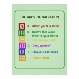 The ABC's of Salvation Flyer