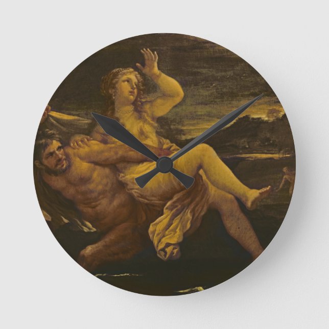 The Abduction of Deianeira Round Clock (Front)