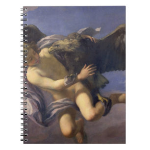 The Abduction of Ganymede, 1700 (oil on canvas) Spiral Notebook