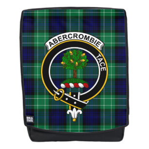 The Abercrombie Clan Crest Tartan Plaid Backpack
