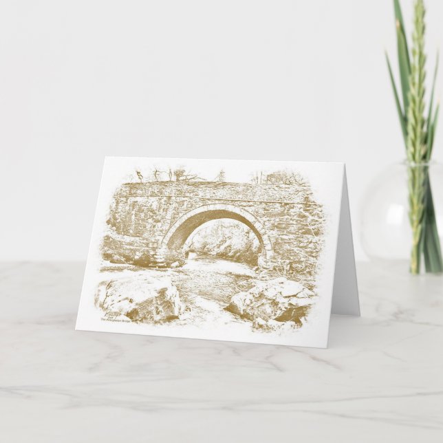 The Aberglaslyn Bridge Card (Front)