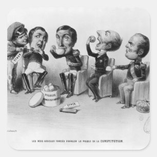 The Absolute Kings Forced to Swallow the Pill Square Sticker