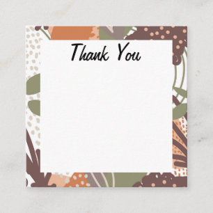 The abstract colourful exotic seamless pattern enclosure card