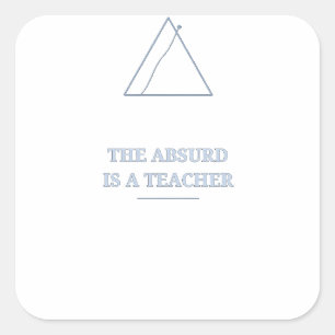 The Absurd Is a Teacher Mountain Sticker