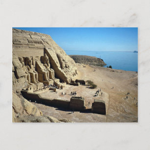 The Abu Simbel Temples, Egypt Desert Postcard