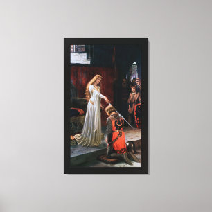 The Accolade by Edmund Blair Leighton Canvas Print