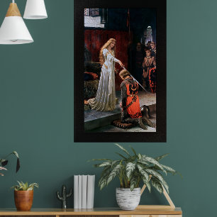 The Accolade by Edmund Blair Leighton Poster