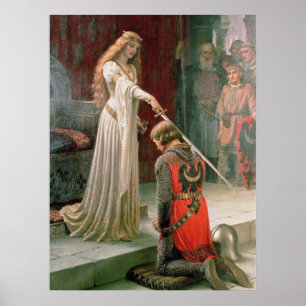 The Accolade Medieval Knight Art Print