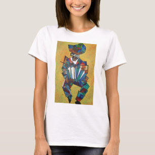 The Accordionist Cubism Art T-Shirt