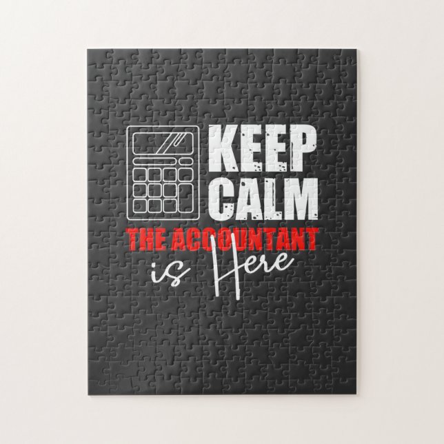The Accountant Is Here Jigsaw Puzzle (Vertical)