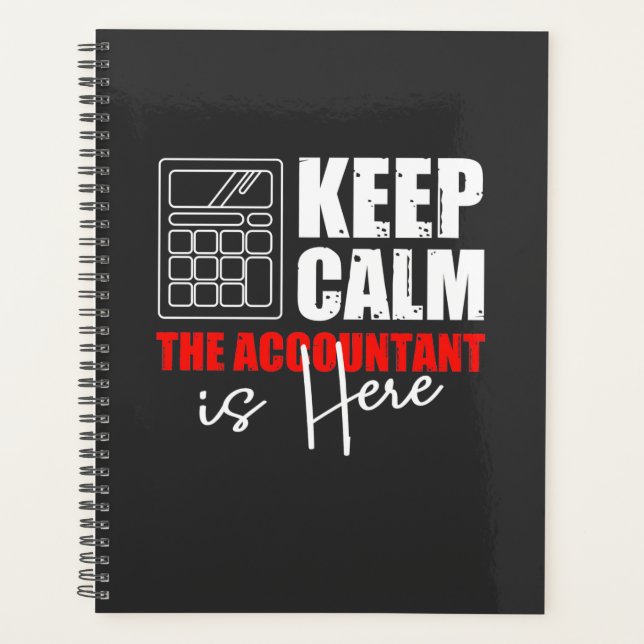 The Accountant Is Here Planner (Front)