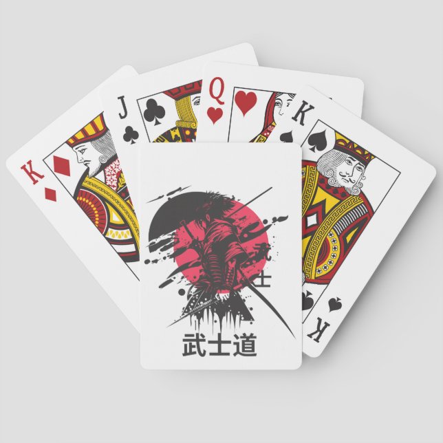 The Ace of Bushido Playing Cards (Back)