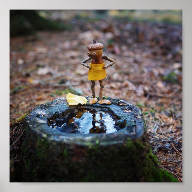 The acorn elf is going to toughen up poster (Front)