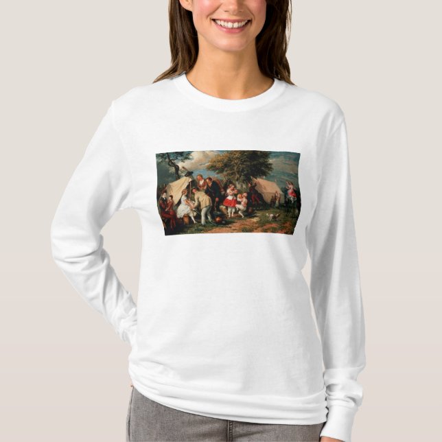 The Acrobats' Camp, Epsom Downs T-Shirt (Front)