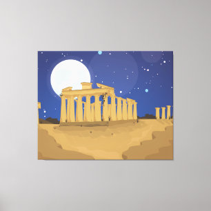 The Acropolis of Athens Canvas Print