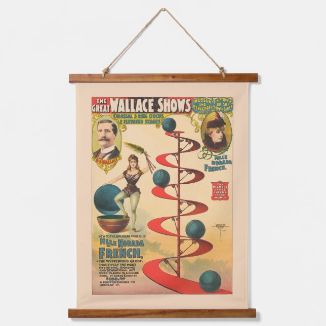 The Act Of M'lle Norada French Hanging Tapestry (Front)