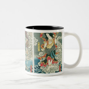The actor Ichikawa Ebizo V as the deity Fudo Myoo Two-Tone Coffee Mug