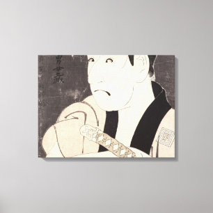 The actor Ichikawa Omezu as a servant Canvas Print