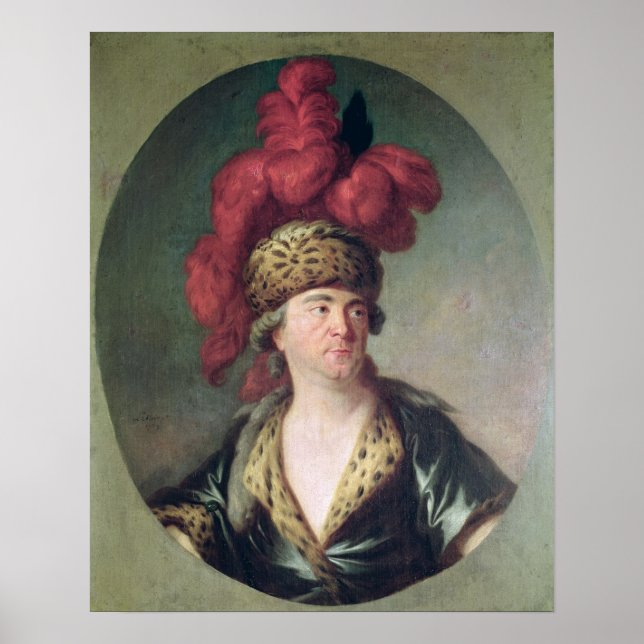 The Actor Lekain in the Role of Genghis Khan Poster (Front)