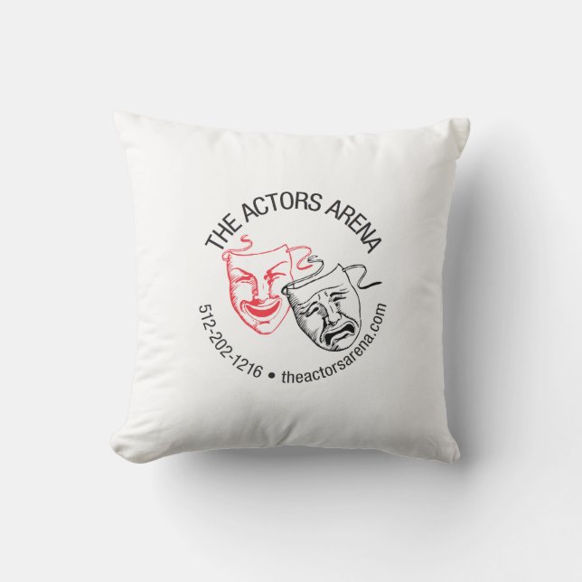 The Actors Arena Zip-Zap-Zop! "Pillow Of Shame"! Cushion (Front)
