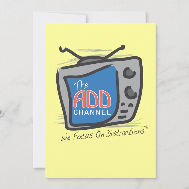 The ADD Channel - We Focus On Distractions (Front)