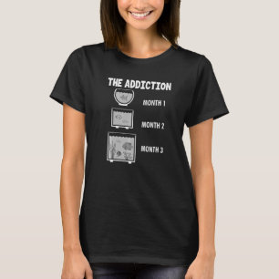 The Addiction Aquarist Fishkeeping Aquarium Pun T-Shirt
