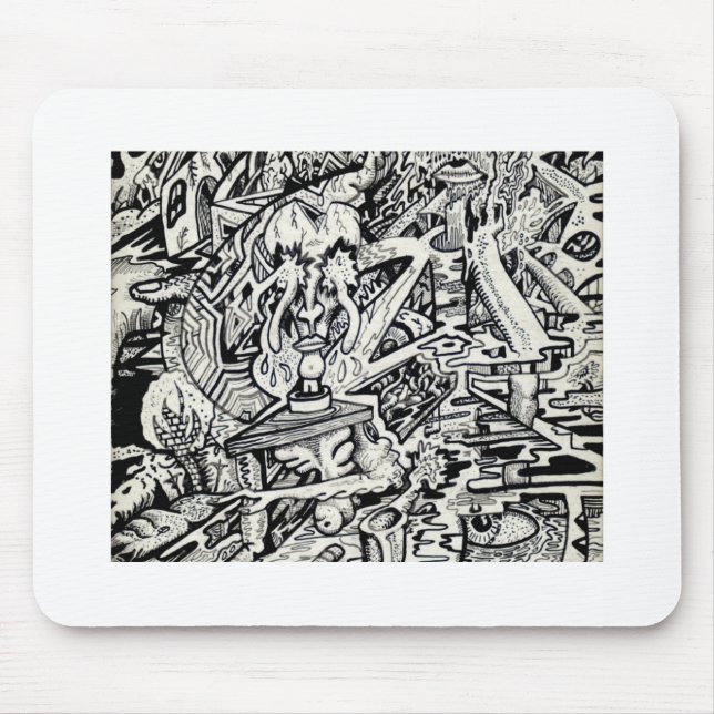 The Adept, or, A Freakish Transfiguration Mouse Pad (Front)