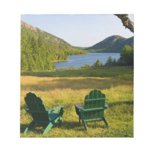The Adirondack Chairs on the lawn of the Jordan Notepad