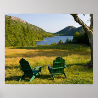 The Adirondack Chairs on the lawn of the Jordan