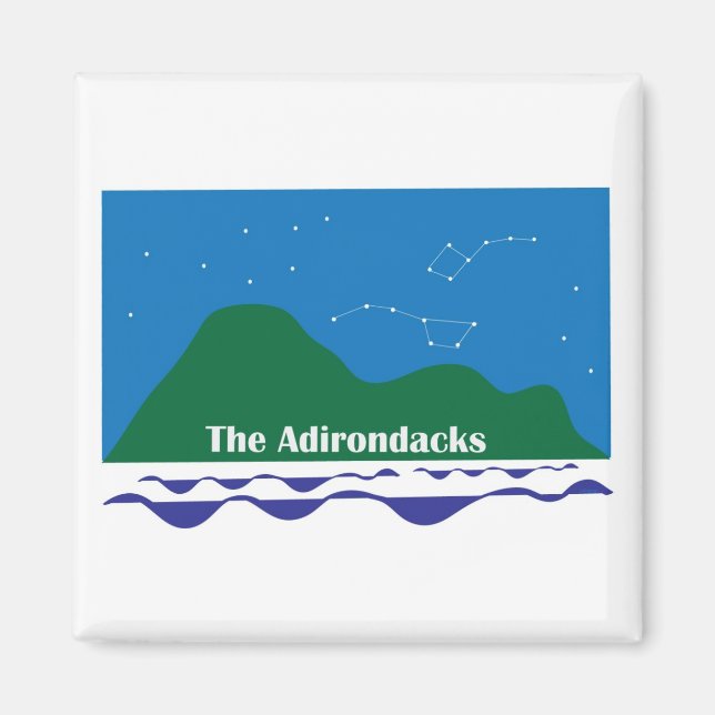 The Adirondack Stars Magnet (Front)