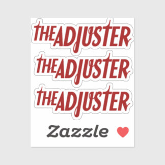 The Adjuster stickers