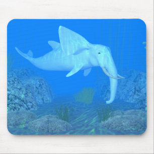 The Adorable Whalphant Mouse Pad