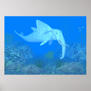 The Adorable Whalphant Poster