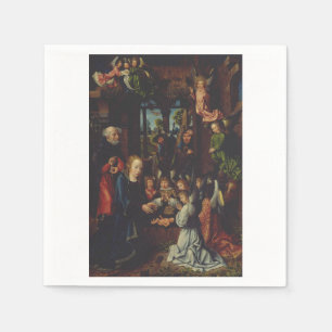 The Adoration of the Christ Child Napkin