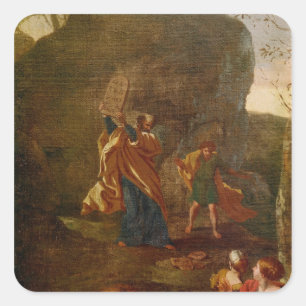 The Adoration of the Golden Calf, before 1634 Square Sticker