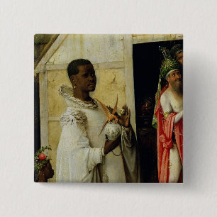 The Adoration of the Magi 15 Cm Square Badge