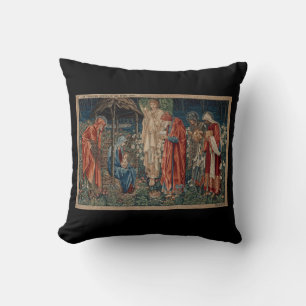 The Adoration of the Magi (by Edward Burne-Jones) Cushion