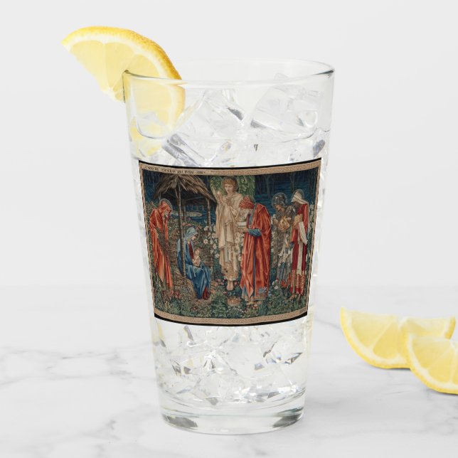 The Adoration of the Magi (by Edward Burne-Jones) Glass (Front Ice)