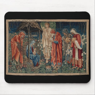 The Adoration of the Magi (by Edward Burne-Jones) Mouse Pad