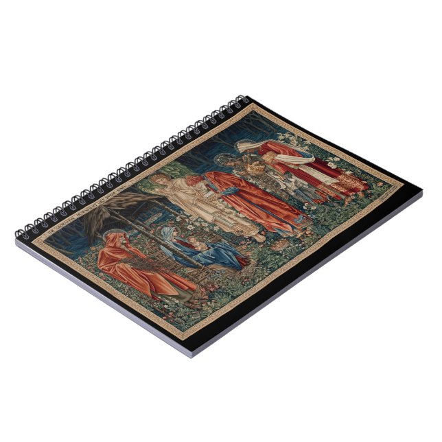 The Adoration of the Magi (by Edward Burne-Jones) Notebook (Left Side)