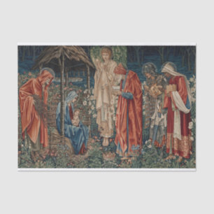 The Adoration of the Magi by Edward Burne-Jones Tissue Paper