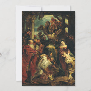 The Adoration of the Magi by Peter Paul Rubens Invitation